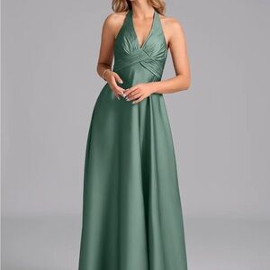 Azazie Sage Halter Maxi Dress
